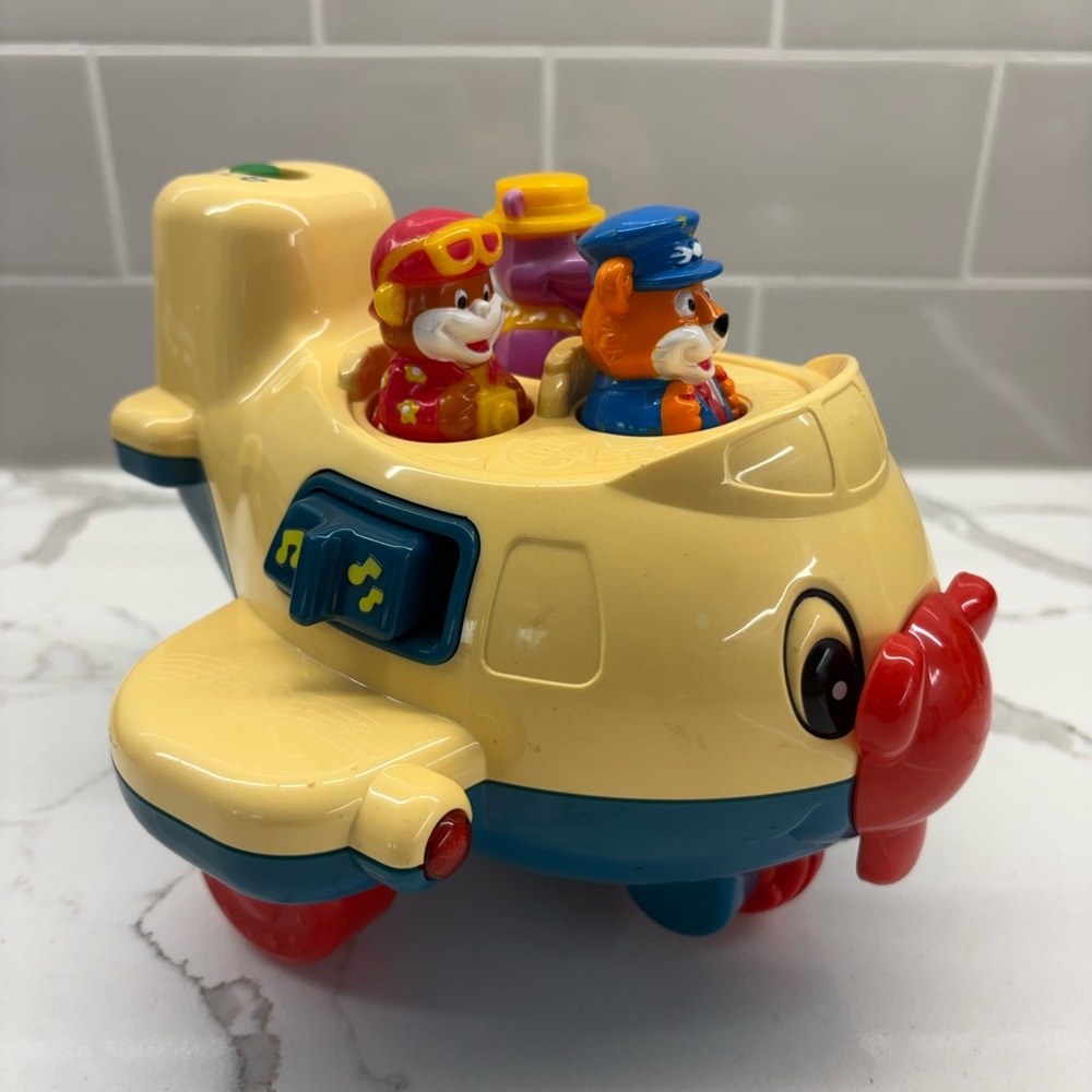 Vtech Peek A Boo Airplane Pop Up Toy Musical Vehicle Baby Kids Sounds Works